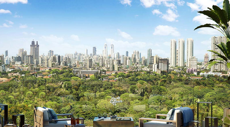 Piramal Aranya balcony view