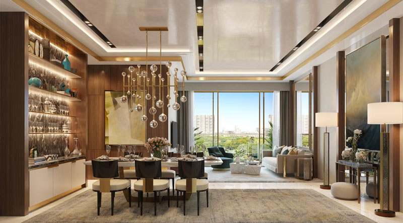 Piramal Aranya living room